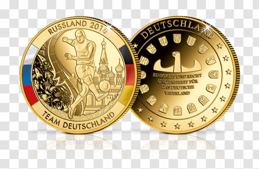 2018 World Cup Coin Germany National Football Team Russia - Medal Transparent PNG