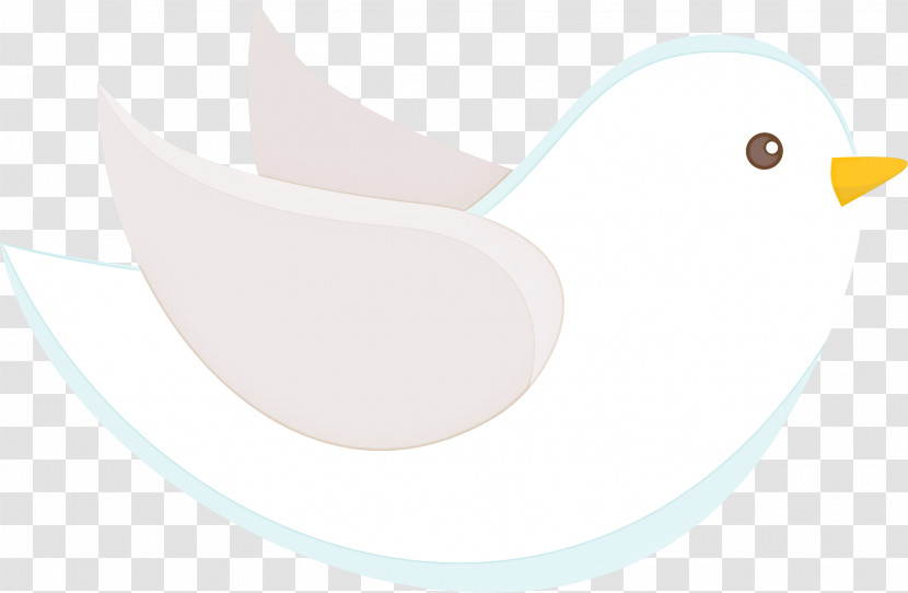 White Bird Beak Transparent PNG
