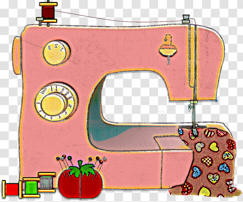 Sewing Machine Machine Sewing Pattern Area Transparent PNG
