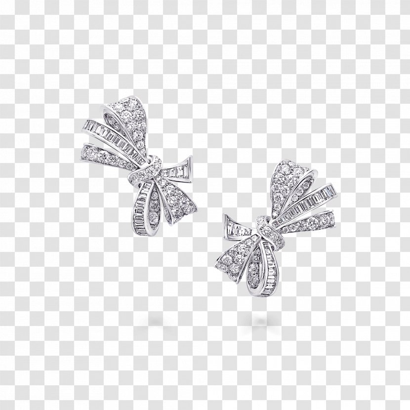 Earring Graff Diamonds Jewellery - Body - A Pair Of Rings Transparent PNG