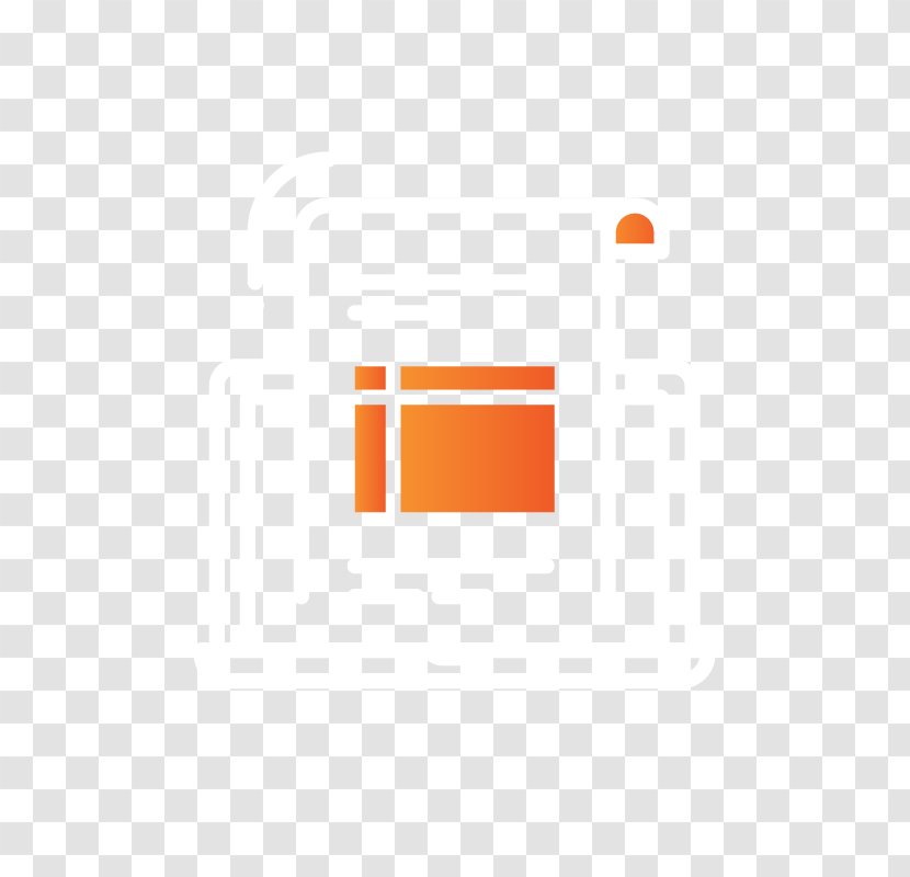 Logo Product Design Brand Line - Orange Transparent PNG
