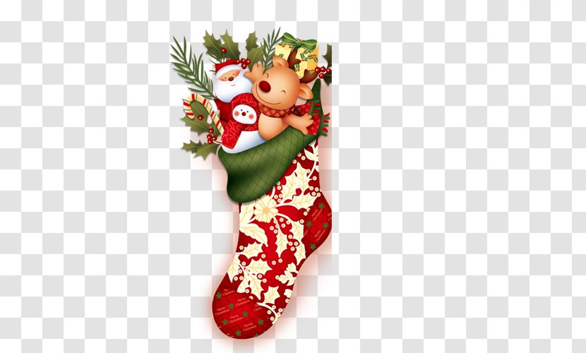 Christmas Stocking Sock Clip Art - Hosiery Transparent PNG