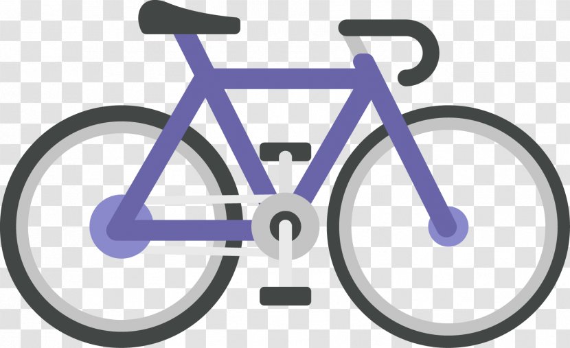 Electric Bicycle Cycling Icon - Sport - Purple Simple Bike Transparent PNG