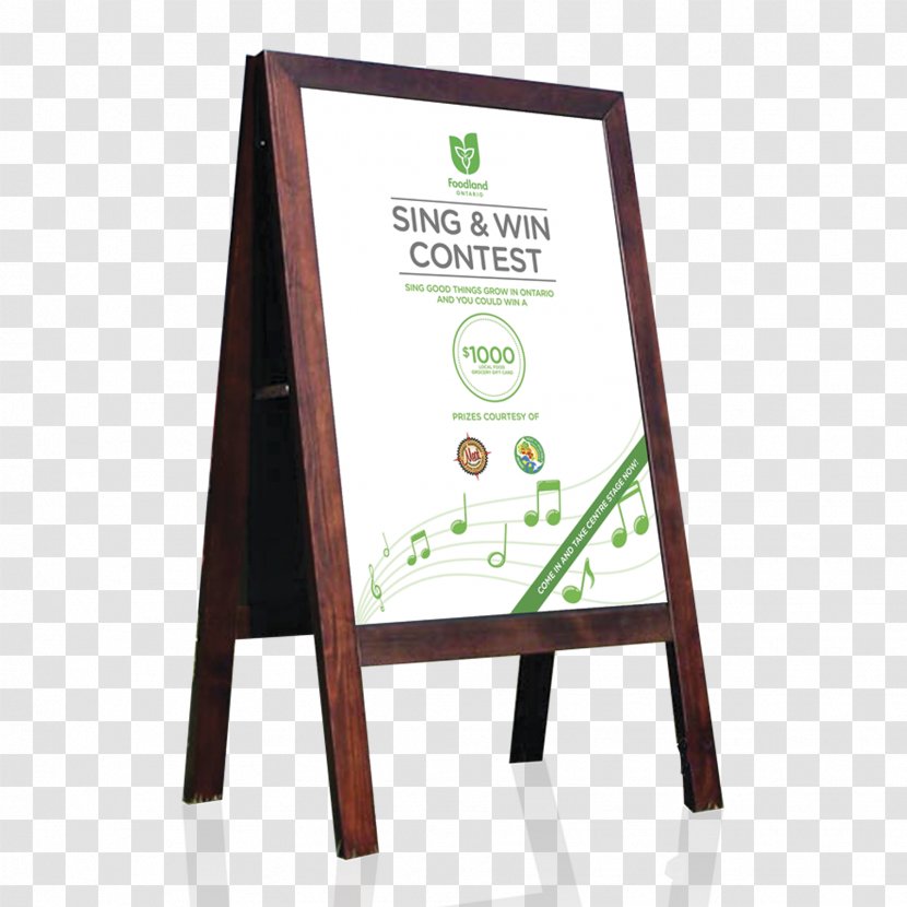 Wood Easel - Signs Transparent PNG