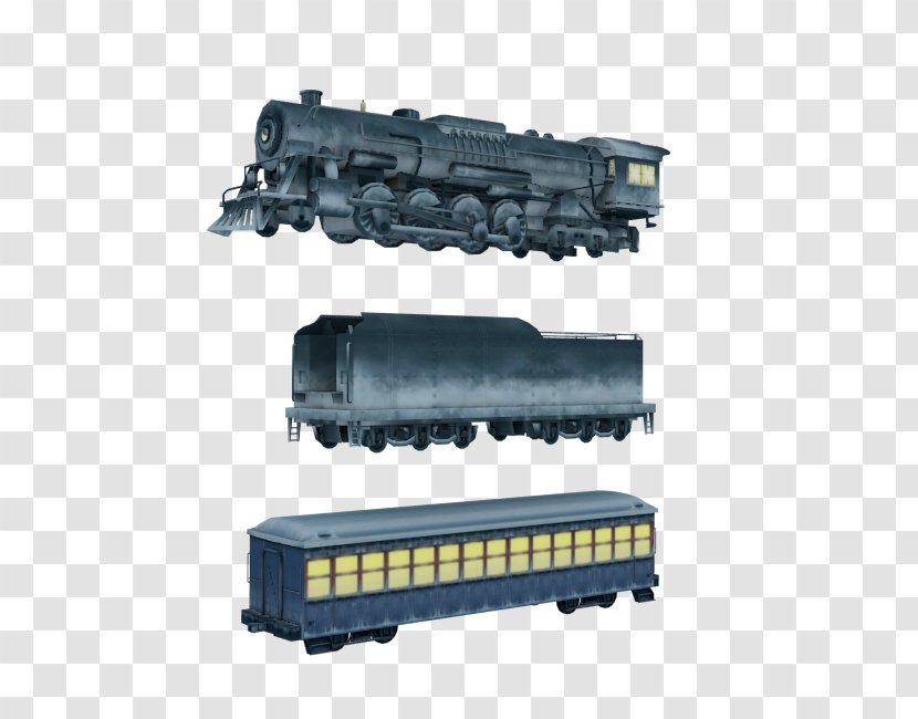 Train Railroad Car Rail Transport Cylinder - Polar Express Transparent PNG