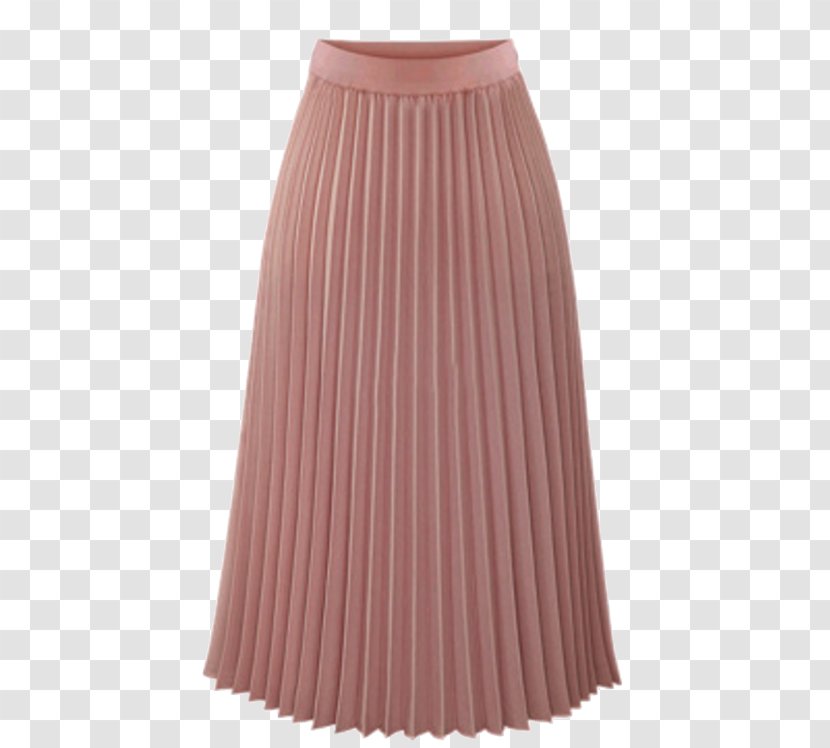 Skirt Pleat Dress A-line Fashion - Chiffon Transparent PNG