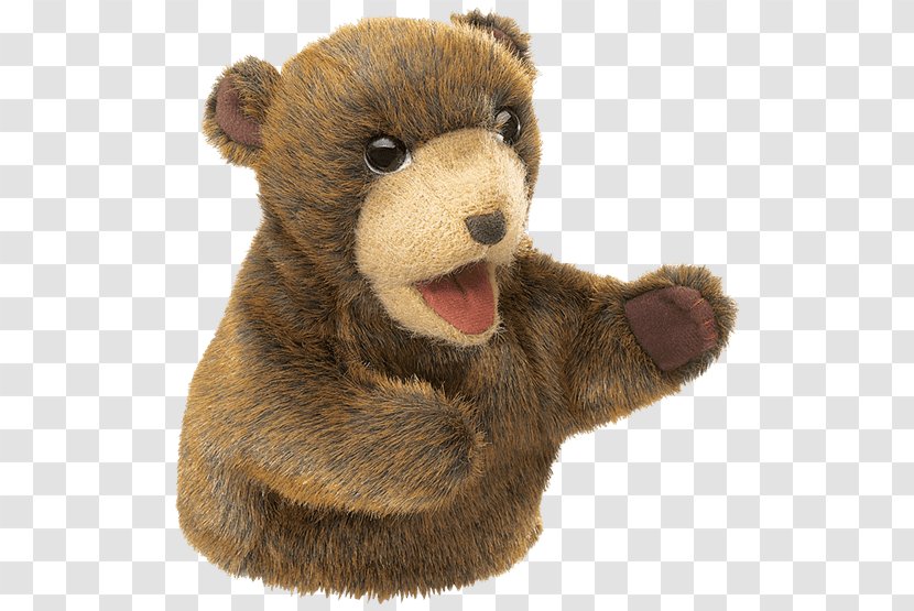 Brown Bear Stuffed Animals & Cuddly Toys Puppet - Tree Transparent PNG