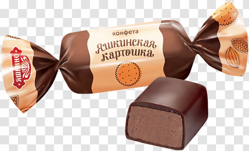 Praline Yashkino Rum Ball Fudge Chocolate Truffle - Candy Transparent PNG