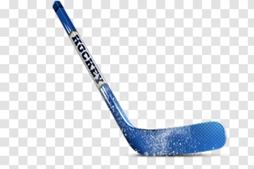 Hockey Stick Puck Sports Equipment - Electric Blue Transparent PNG