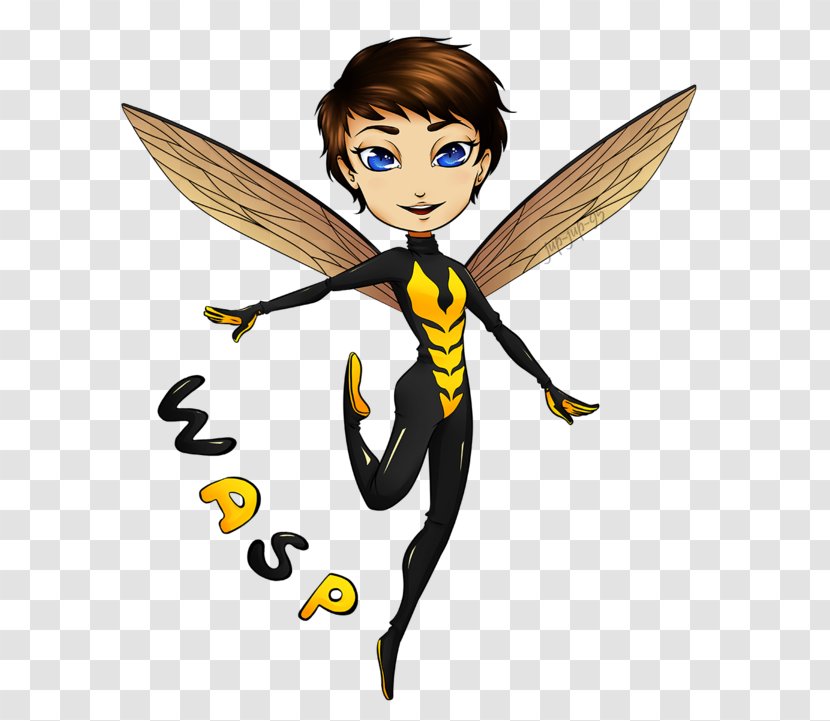 Insect Bee Pollinator Cartoon - Wasp Transparent PNG