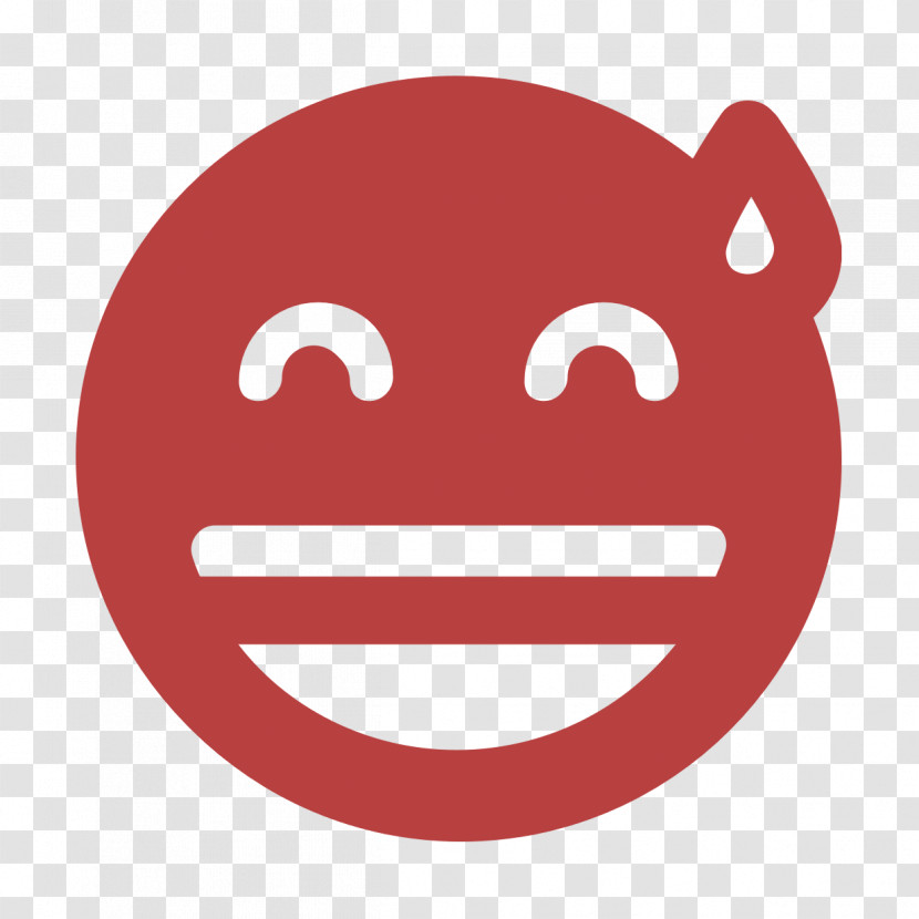 Smiley And People Icon Emoji Icon Sweat Icon Transparent PNG
