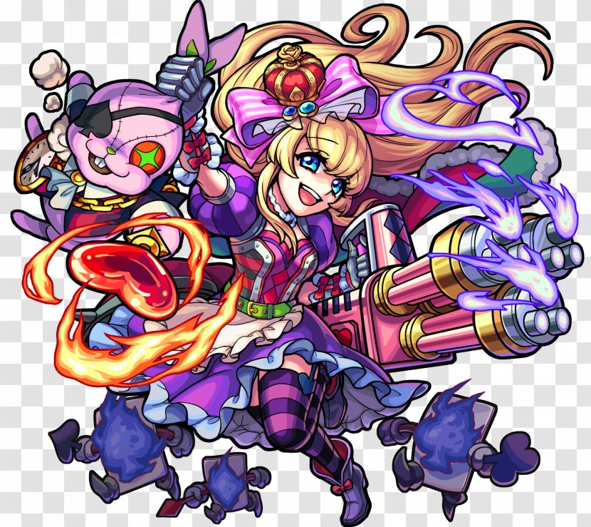 Monster Strike Alice Queen Of Hearts Lucifer Ibaraki-dōji - Person - MIXI Transparent PNG