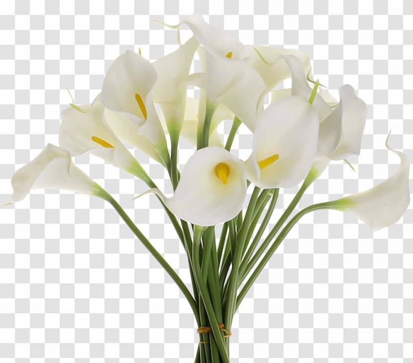 Artificial Flower Bouquet Arum-lily Wedding - Moth Orchid - Callalily Transparent PNG