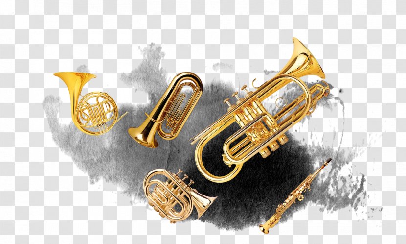 Trumpet Tuba Musical Instrument Mellophone Saxhorn - Frame - China Wind Instruments Transparent PNG
