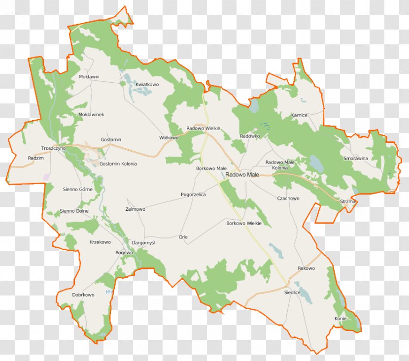 Gostomin, West Pomeranian Voivodeship Troszczyno Orle Radowo Małe Mołdawinek - Land Lot - Map Transparent PNG