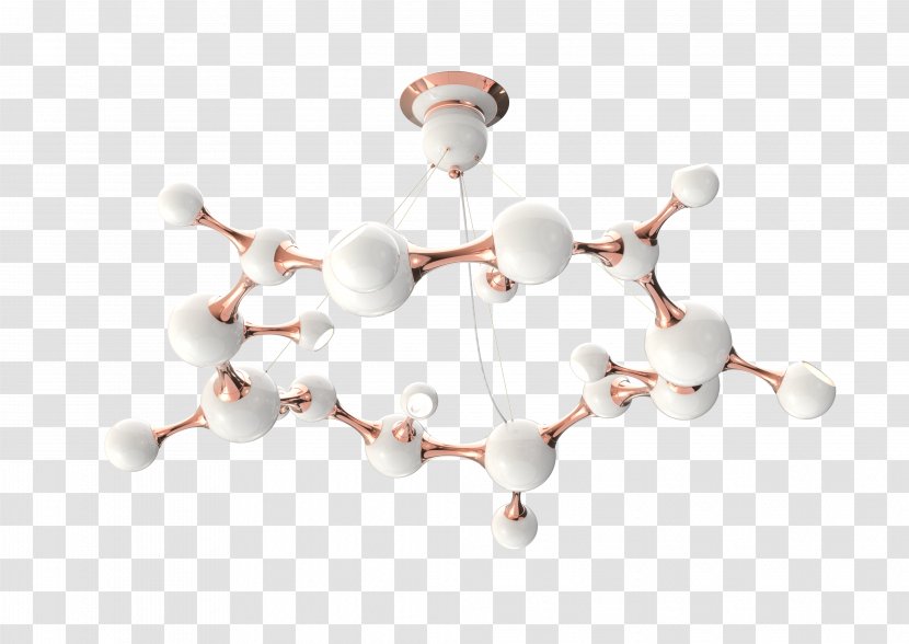 Light Fixture Atom Chandelier Molecule - Furniture - Decorative Pattern Lighting Transparent PNG