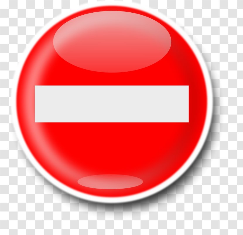 No Symbol Traffic Sign Stop Clip Art - Forbidden Transparent PNG
