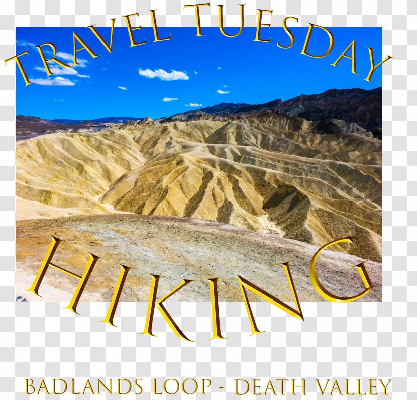 Zabriskie Point Badlands National Park Travel Transparent PNG