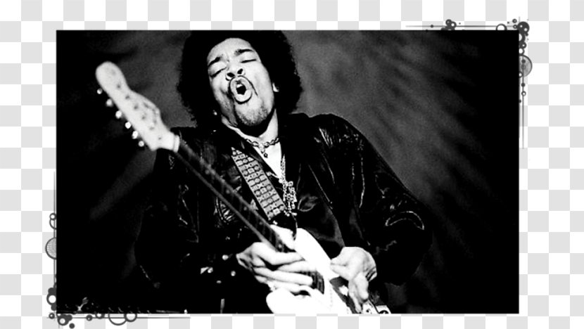 Guitar Singer-songwriter Monterey Pop Festival Art - Flower - Jimi Hendrix Transparent PNG