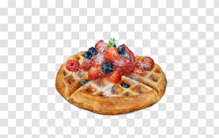 Belgian Waffle Pizza Taco Tart - Menu - Fruit Transparent PNG