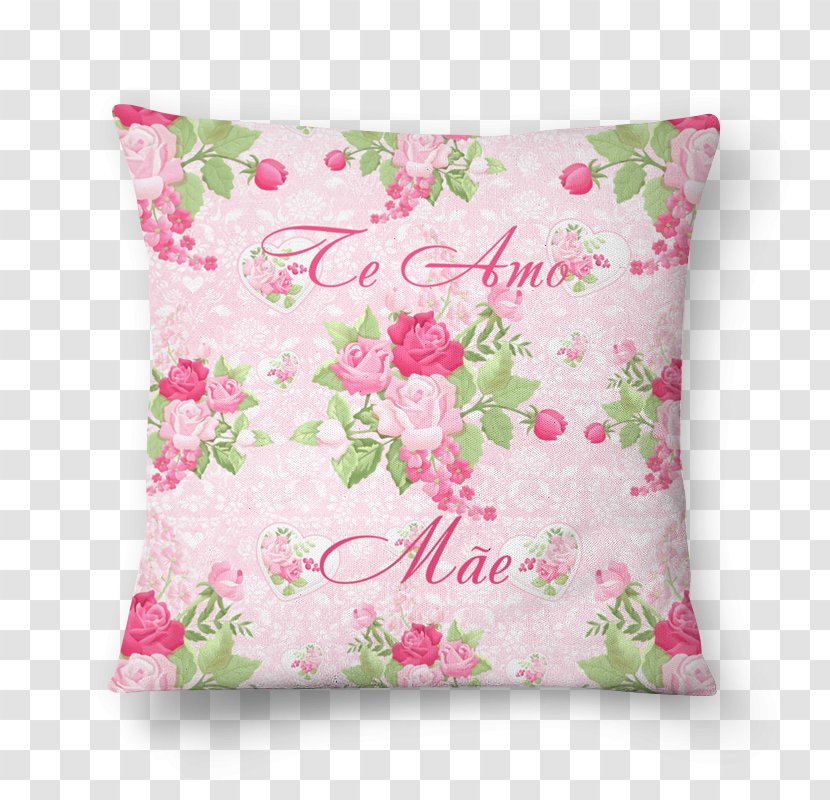 Cushion Art Mother Throw Pillows Floral Design - Textile - Tecido Transparent PNG