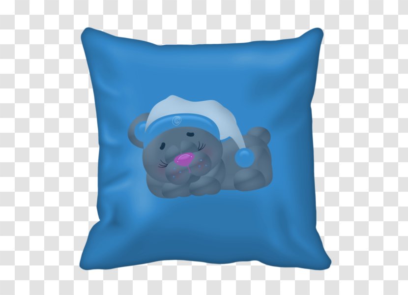 Cushion Throw Pillow Pizza Food - Blue Transparent PNG