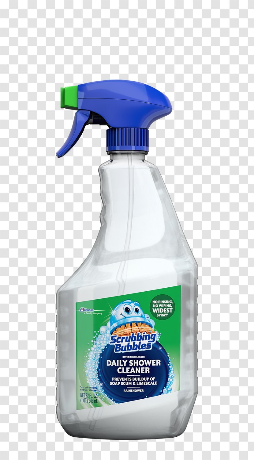 Mr. Clean Scrubbing Bubbles Toilet Cleaner Lysol Cleaning - Shower Transparent PNG