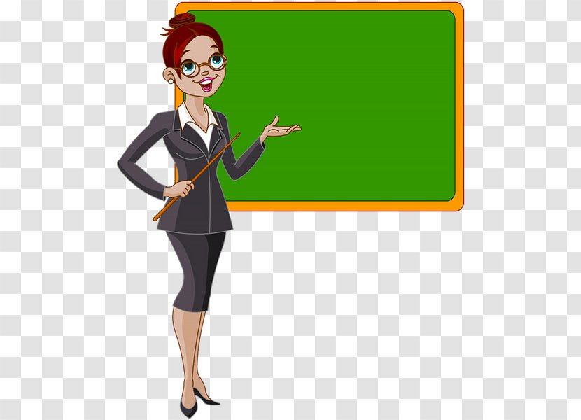 Teacher Cartoon School - Flower Transparent PNG