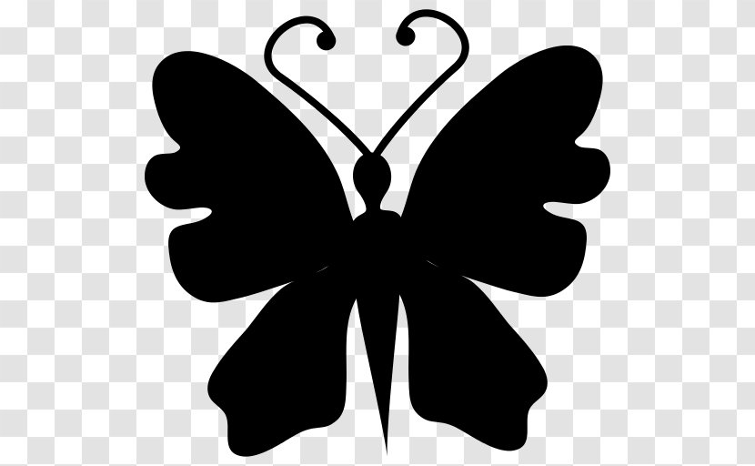 Butterfly Outline Insect - Black Swallowtail - Monochrome Photography Transparent PNG