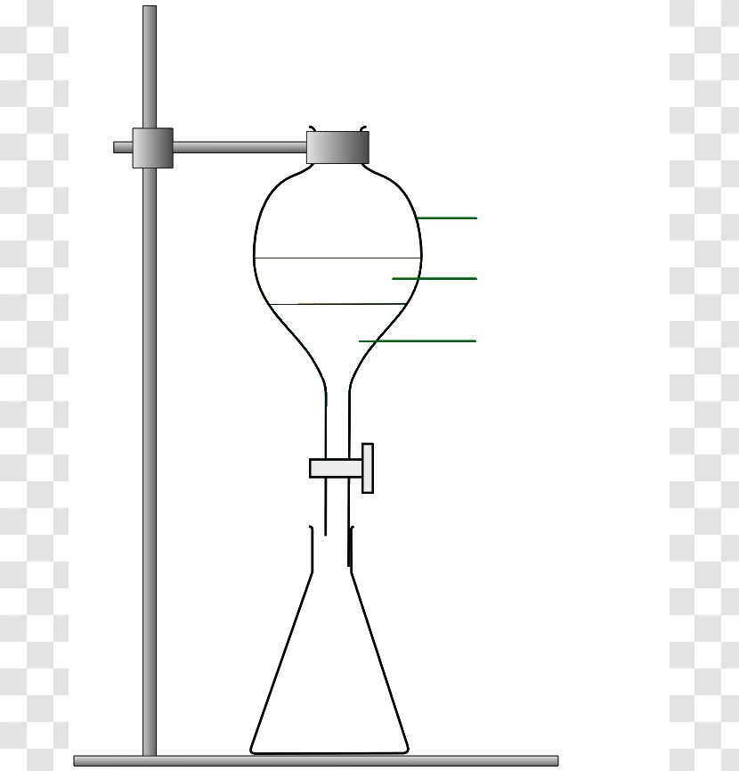 Separatory Funnel Decantation Abscheidung Chemistry Emulsion - Rest Transparent PNG