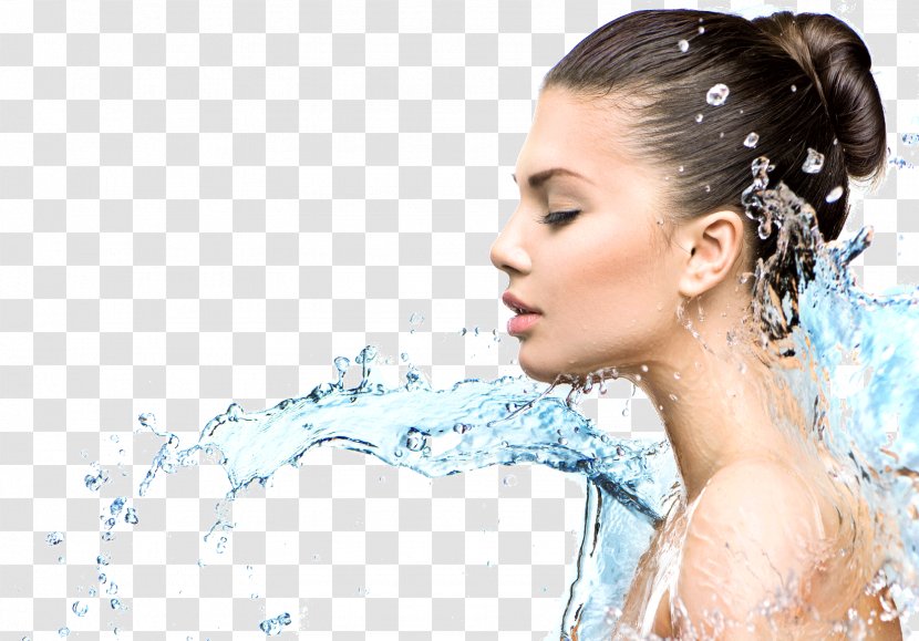 Skin Care Moisturizer Hydrate Facial - Cartoon - Water Transparent PNG