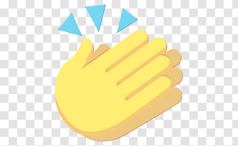 Yellow Background - Thumb - Gesture Glove Transparent PNG