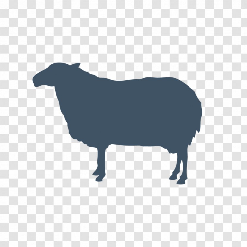 Sheep Vector Graphics Goat Silhouette Royalty-free - Cattle Like Mammal Transparent PNG