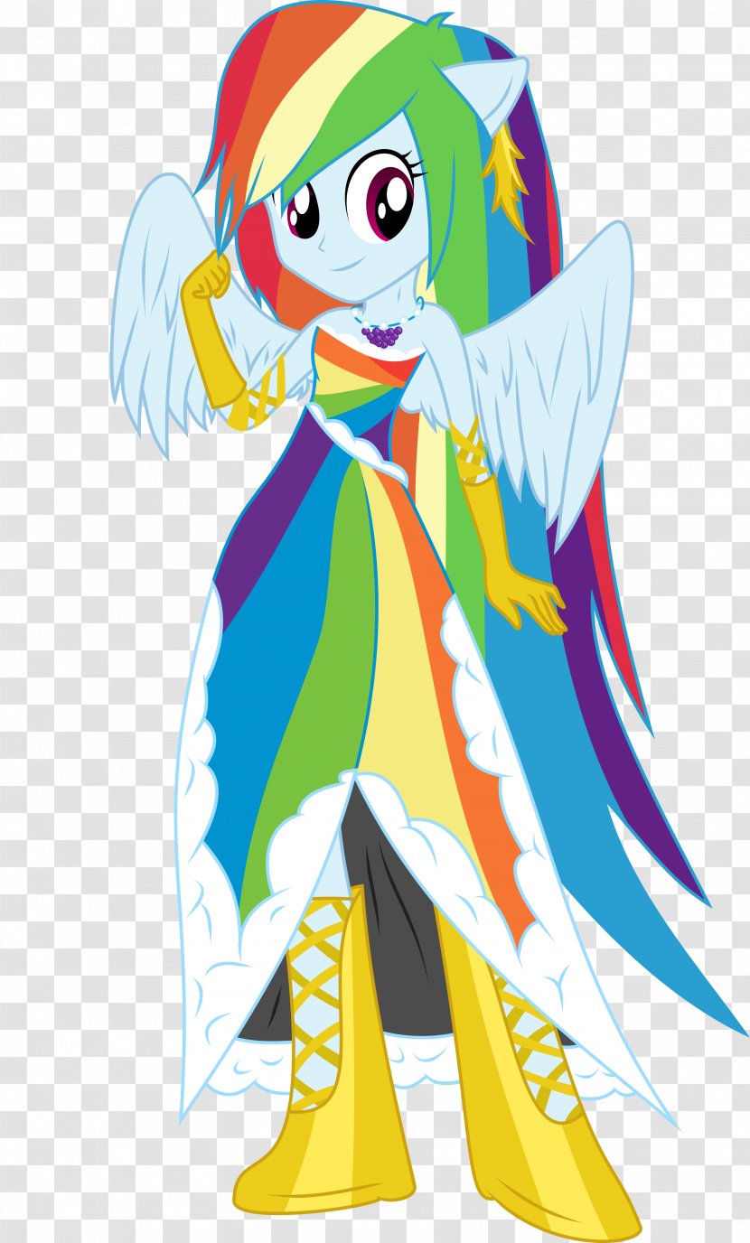 Rainbow Dash My Little Pony Twilight Sparkle Dress - Friendship Is Magic - Colorful Color Board Transparent PNG