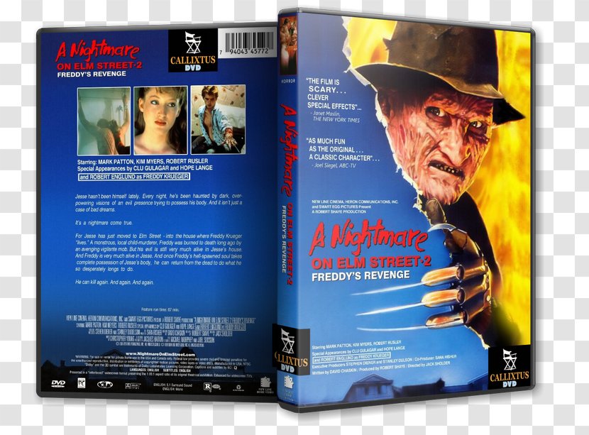 A Nightmare On Elm Street 2: Freddy's Revenge DVD YouTube Blu-ray Disc - Avatar - Dvd Transparent PNG