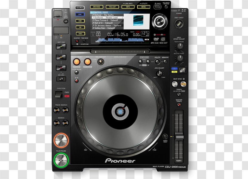 CDJ-2000nexus DJM Pioneer DJ - Cdj - Turntable Transparent PNG