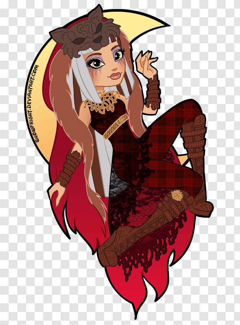 Ever After High Big Bad Wolf Little Red Riding Hood Drawing Art - Watercolor - The Three Pigs Transparent PNG