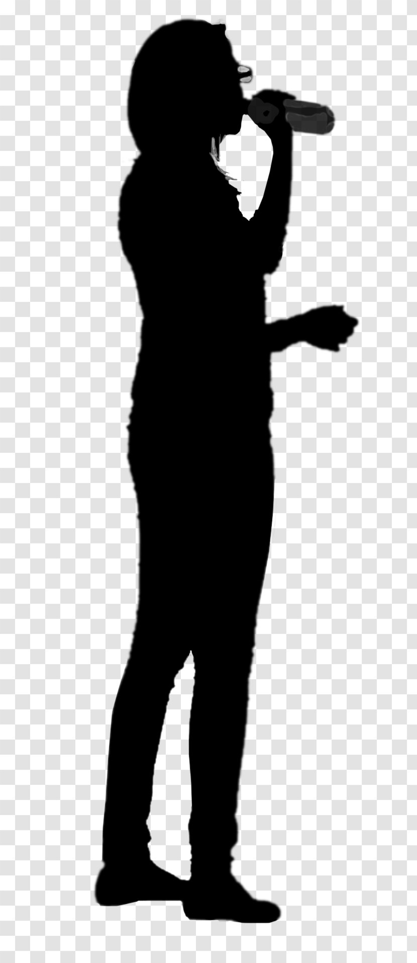 Human Behavior Shoulder Silhouette - Blackandwhite Transparent PNG