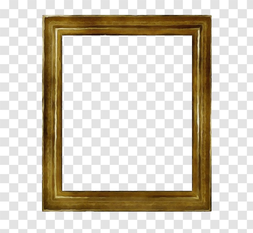 Beige Background Frame - Canvas Print - Wood Transparent PNG