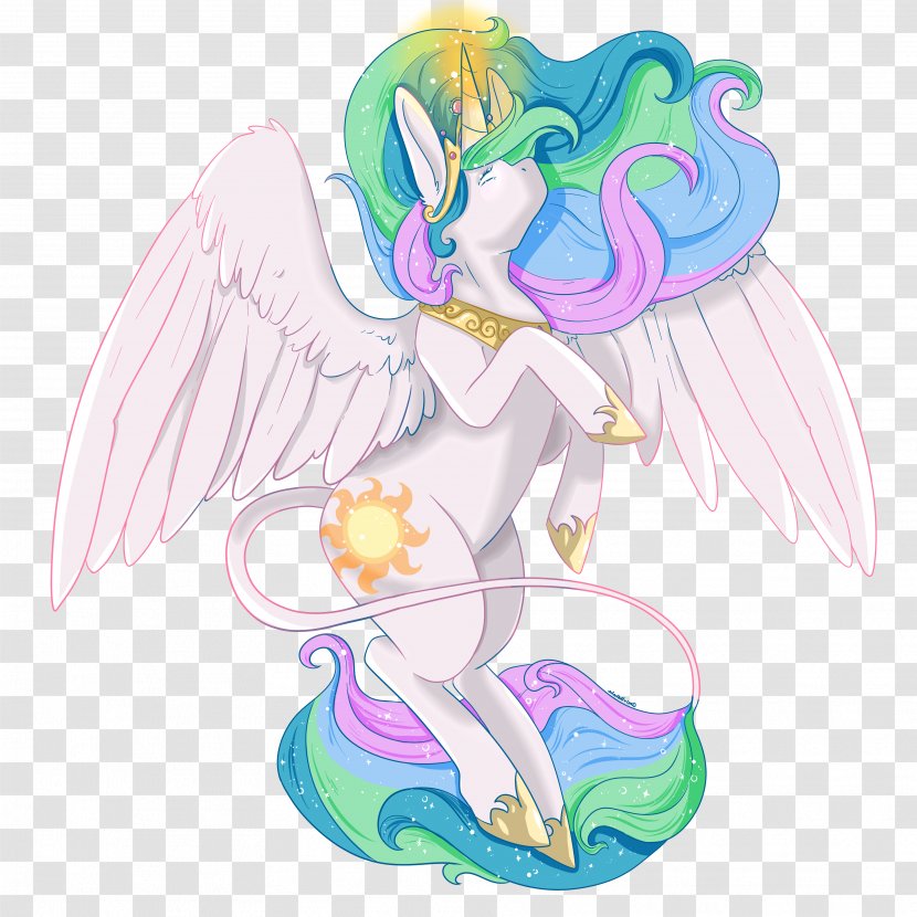 Princess Celestia Luna DeviantArt Pony - Fictional Character - Magic Transparent PNG