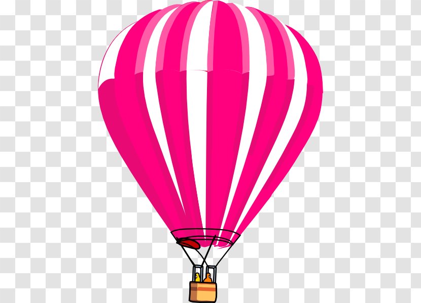 Hot Air Balloon Free Content Clip Art - Pink - Cliparts Transparent PNG