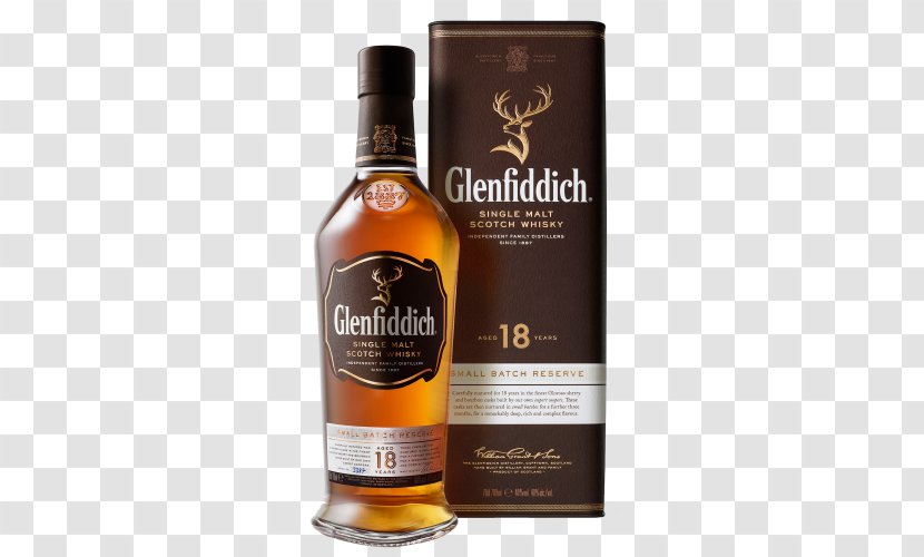 Glenfiddich Single Malt Whisky Scotch Whiskey - Glencairn Glass Transparent PNG