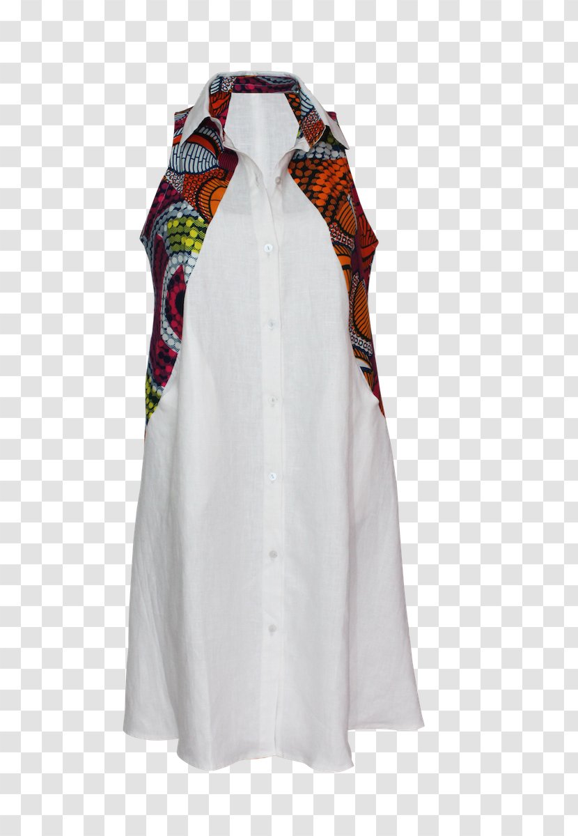 Blouse Robe Dress African Waxprints Shirt - Top Transparent PNG