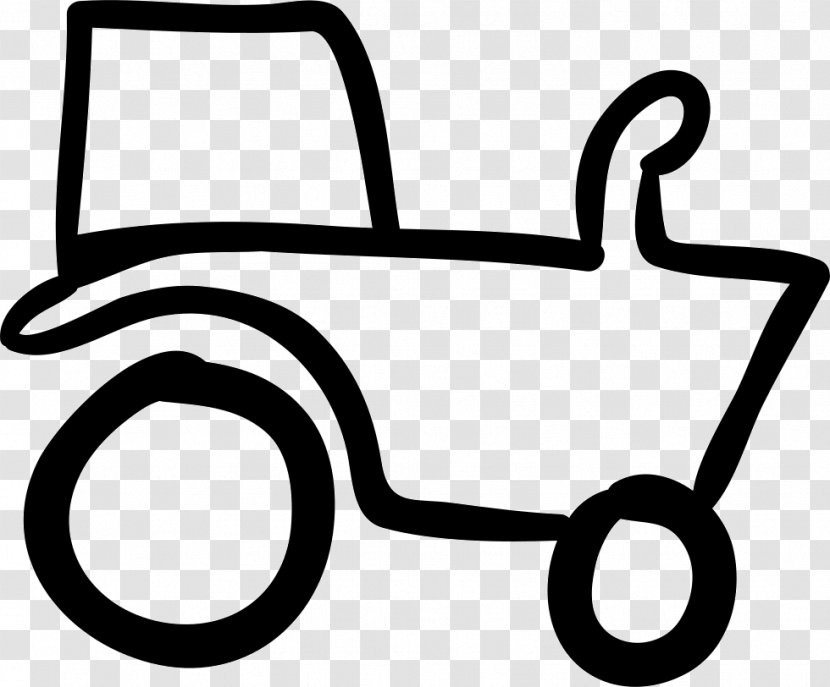 Transport - Tractor - Conveyance Outline Transparent PNG