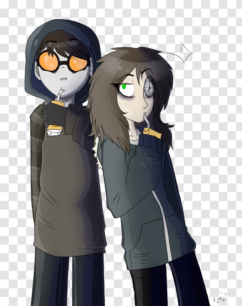 Creepypasta Slenderman Fan Art - Flower - Ticci Toby Transparent PNG