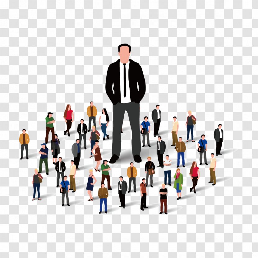 Crowd Royalty-free Illustration - Public Relations - Creative Business People Transparent PNG