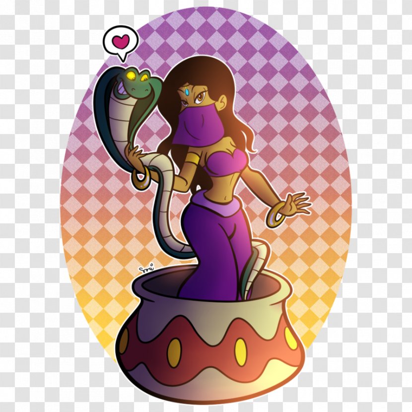 Snake Charming DeviantArt Belly Dance - Fictional Character - Jasmine Arabia Transparent PNG