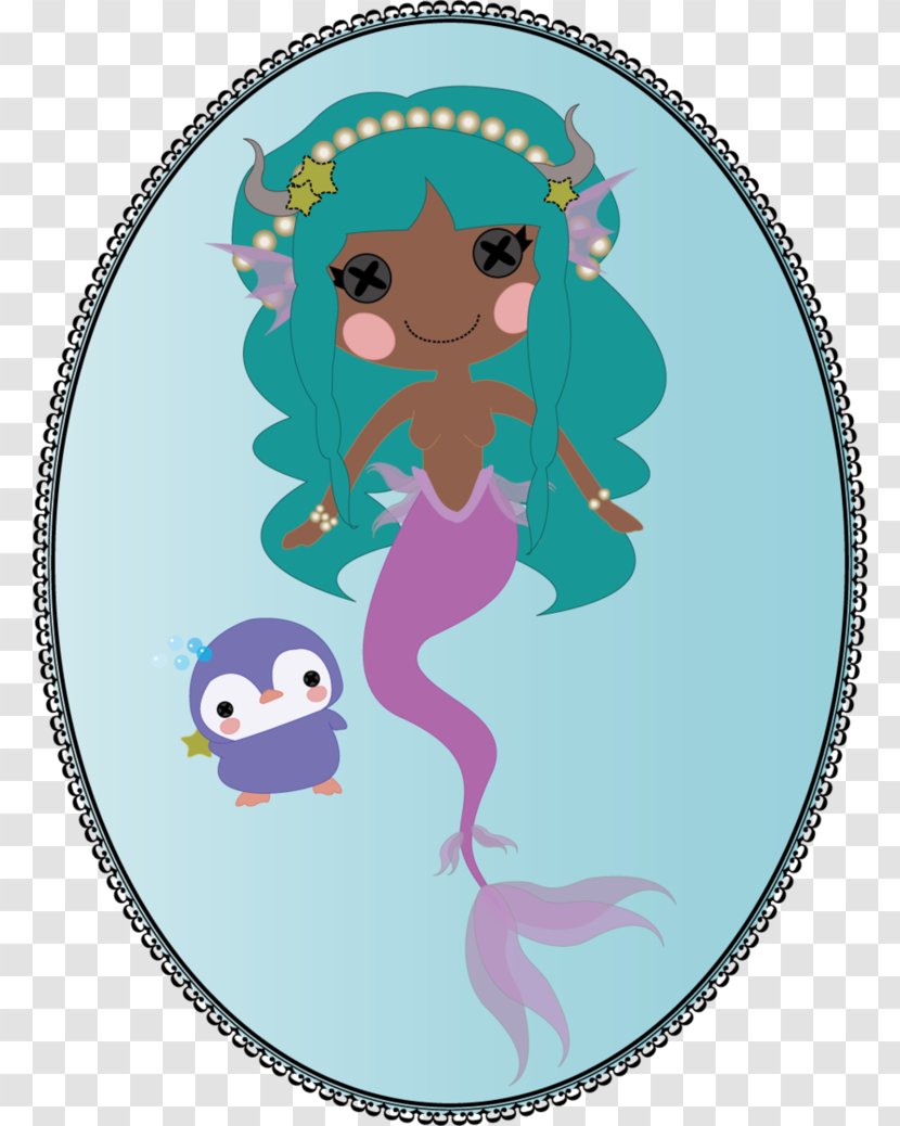 Mermaid Animal Wedding Animated Cartoon - Fictional Character Transparent PNG