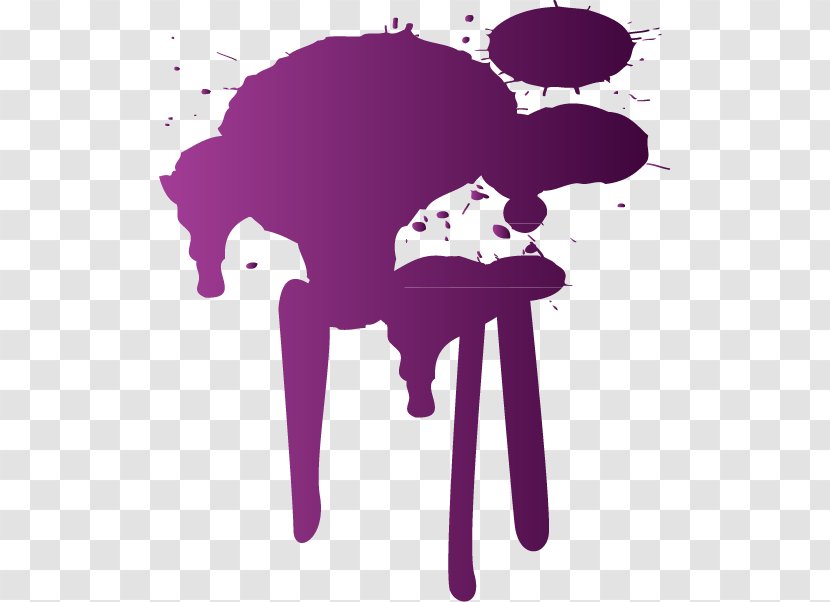Graphic Design Purple - Creative Splash Transparent PNG