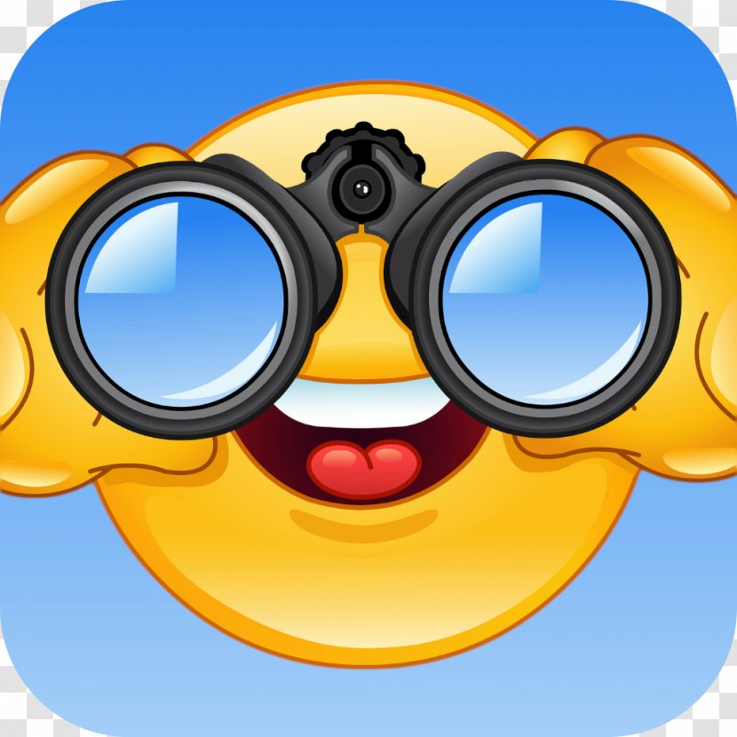 Emoticon Smiley Clip Art - Binocular Transparent PNG